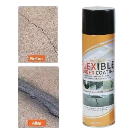 Sellador Flexible Impermeable 700ml Techos Tuberías Concreto