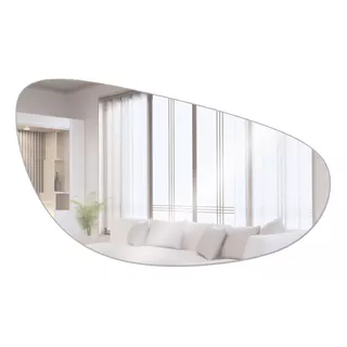 Espelho Decorativo Orgânico 110x60 Grande Sala Jantar Quarto