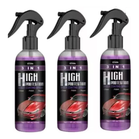 3* Spray Revestimiento Cerámico D 3 En 1 De Alta Protección