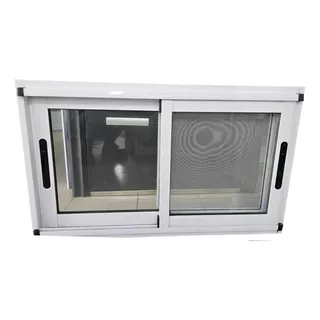 Ventana Corrediza Modena 100x50 Con Mosquitero Y Vidrio