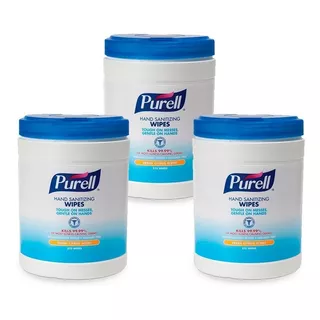 Toallitas Desinfectantes Purell® C/270 Pzs  3 Pack 9113-06