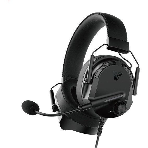 Auriculares Fantech Alto Mh91 Gamer, micrófono negro extraíble