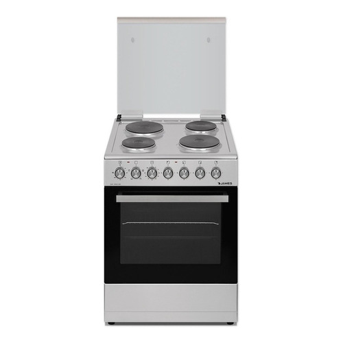 Cocina James C-801 A RTKS Con Tapa eléctrica 4 hornallas  acero inoxidable 220V - 240V puerta con visor