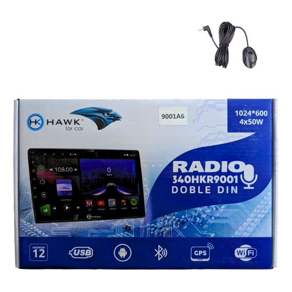 Radio Android 9 Pulgadas Car Play Con Ventilador +cam +mic