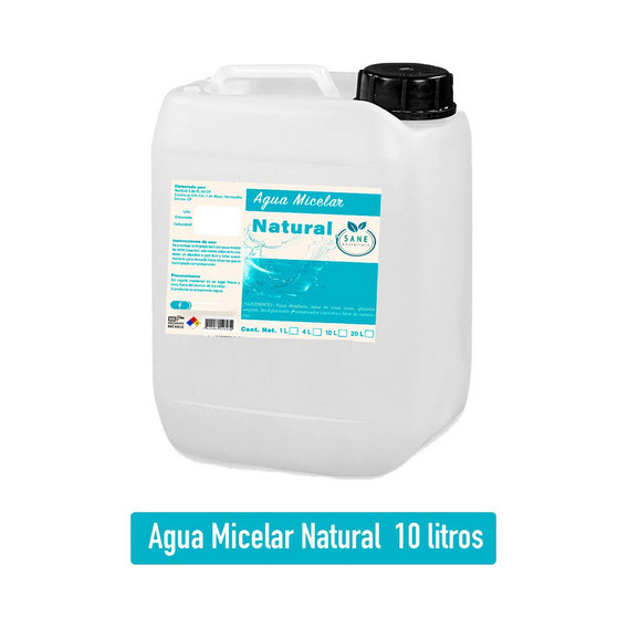 Agua Micelar Hidratante 10 Litros Sane Essentials