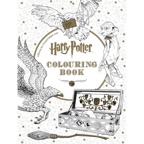 Harry Potter. Colouring book, de VV. AA.. Serie Fuera de colección Editorial Cúpula México, tapa blanda en español, 2020