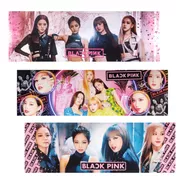 Black Pink Set B De 3 Posters Largos Plastificados Rose 82cm