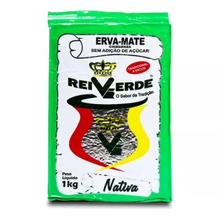 Erva-mate Rei Verde Chimarrão A Vácuo Sem Glúten 1 kg