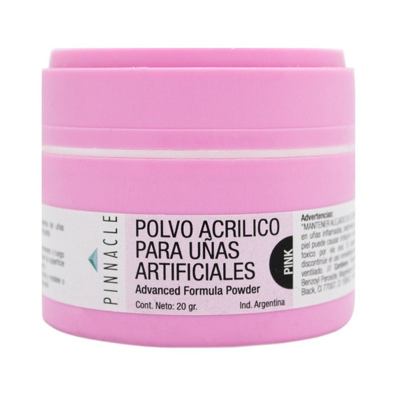 Pinnacle Advanced Formula Powder Pink Polvo Esculpir Uña