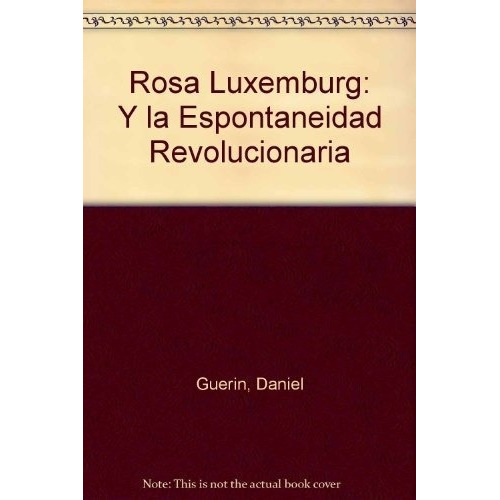 El Anarquismo, De Daniel Guerín. Editorial Utopia Libertaria, Edición 1 En Español