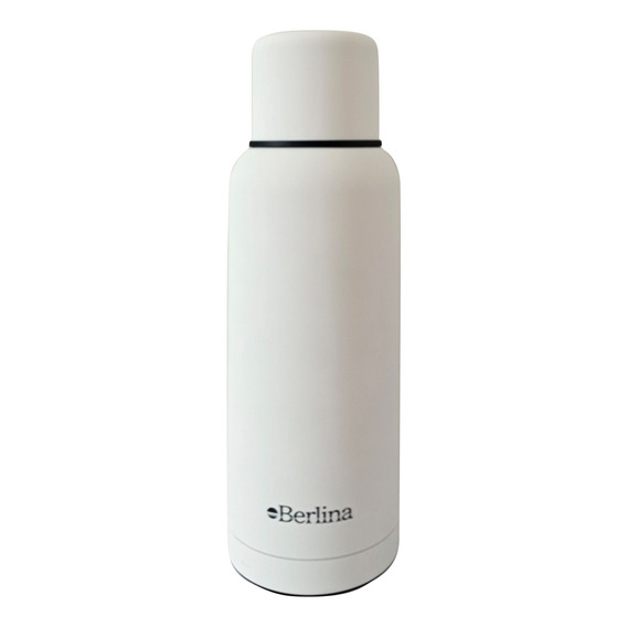 Termo 1l Blanco, Pico Cebador, Base Antideslizante, Berlina