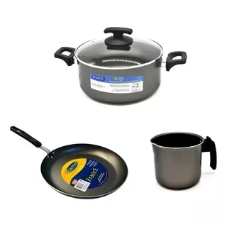 Bateria De Cocina Ramos Set 4pz Teflón Juego De Ollas