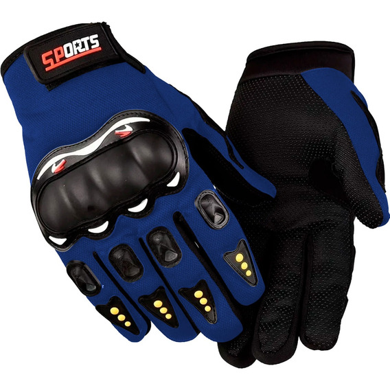 Guantes Con Proteccion Motociclista Anti Derrape Táctil Talla Grande 3