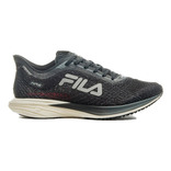 Zapatillas Fila Running Hombre Kr6  H Negro-blanco-gris Ras