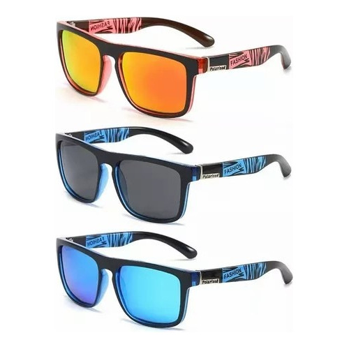 3pzs Lentes De Sol Gafas Polarizadas Uv400 Moda Deportivo Diseño Vistoso varilla