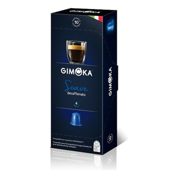 Café decaffeinato en cápsula Gimoka Italia x 10 unidades	