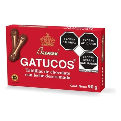 Chocolate Gatucos Tablillas Leguas De Gato Bremen 90 Gr