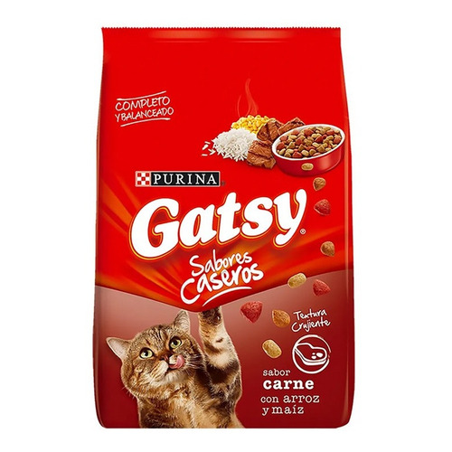 Alimento Gatsy Gatos Adultos  Carne 17 - Kg A $6229
