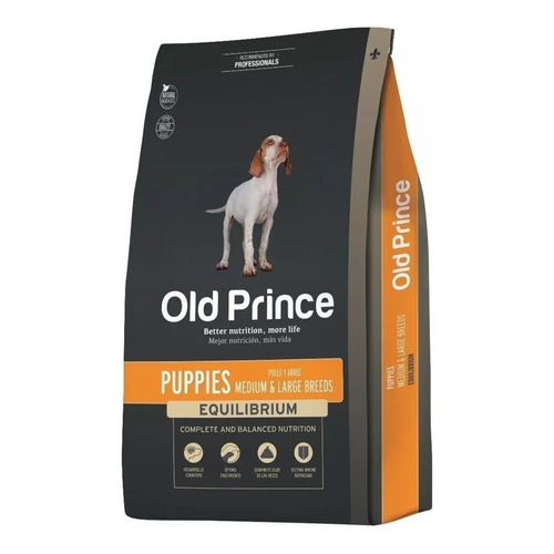 Alimento Old Prince Equilibrium para perro cachorro de raza mediana y grande sabor mix en bolsa de 7.5 kg