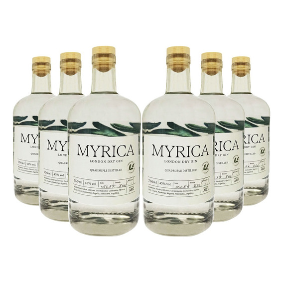 Myrica London Dry Gin X6