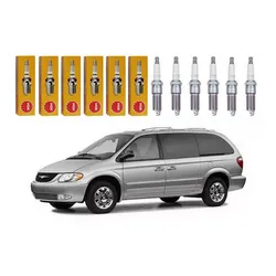  Jogo Velas Ngk Grand Caravan 3.8 V6 2001 A 2007
