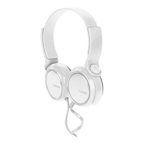 Auriculares Gamer Noga Ng-904 Cableados Color Blanco