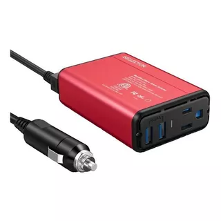 Inversor De Corriente Con Usb 3.1a 150w Pico 300w 12v A 110v