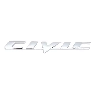 Emblema Cajuela Letras Civic 17 Cm X 2.5 Cm Para Honda Civic