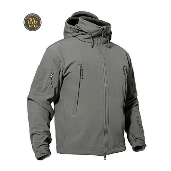 Chaqueta Térmica Shark Impermeable Estilo Militar P/hombre