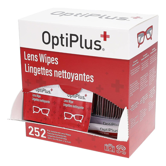 252 Paños Húmedos Tipo Zeiss Toallitas Limpieza Gafas Lentes Cámara Pantallas Lens Wipes Optiplus