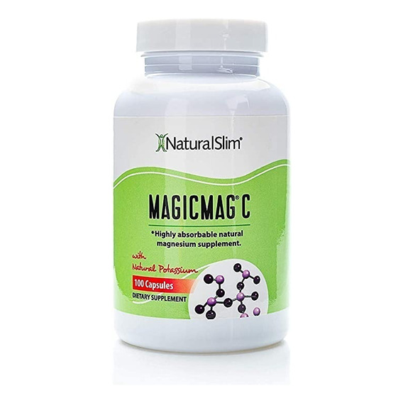 Magnesio - Naturalslim - 100 Caps - Made Usa