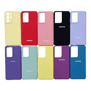 Silicone Case Unicolor Samsung S21 Ultra