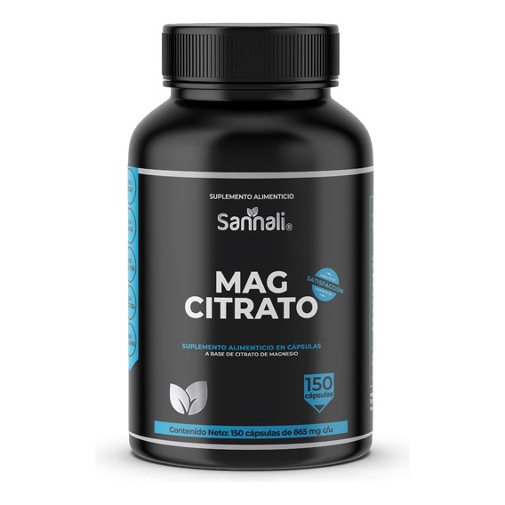 Sannali | Citrato De Magnesio 400 Mg De Magnesio Elemental