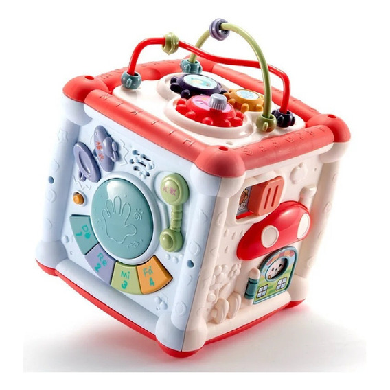Juguete Montessori Educativo 7 En 1 Cubo Didáctico Para Bebé