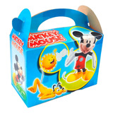 Caja Cajita Feliz Sorpresa X6 Unidades Mickey Mouse