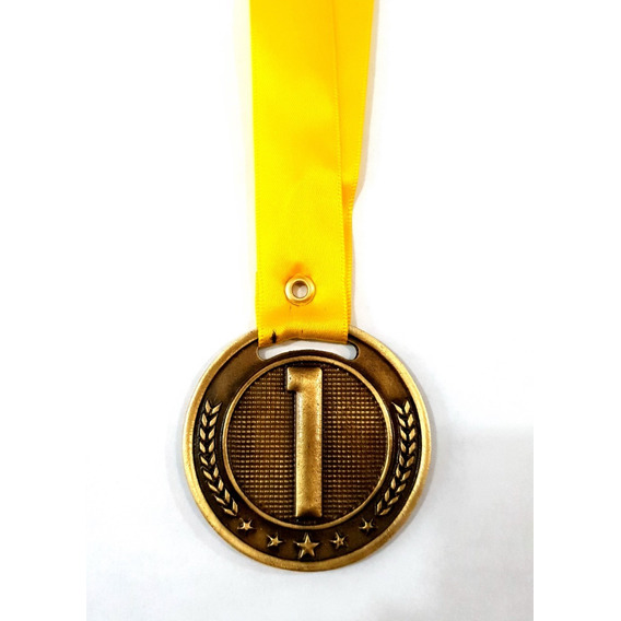 10 Medallas Números Redonda