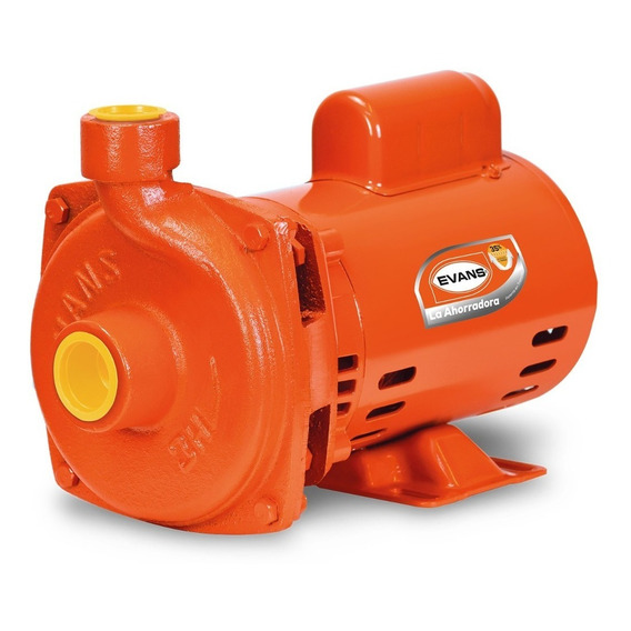 Bomba Centrifuga Evans 1hp Agua Limpia Motor Siemens Color Naranja Fase eléctrica Monofásica Frecuencia 60Hz