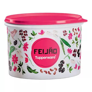 Tupperware Caixa Feijão Floral 2kg
