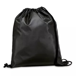 Bolsa Mochila String Bag Lisa Sublimable Pack X 10 Disershop Color Negro