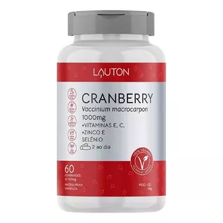 Cranberry 1000mg Lauton Nutrition 60 Comprimidos