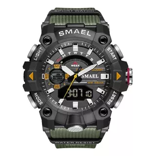 Relógio Smael 8040 Shock Militar Tático Original Cores
