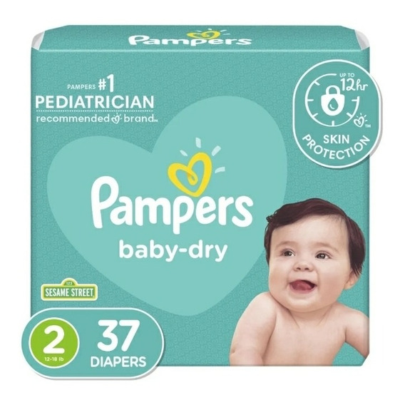 Pañales Pampers Etapa 2 X 37 Unida - Unidad a $1081