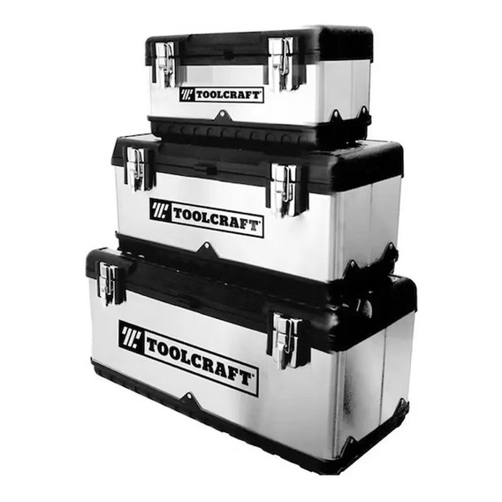 Set 3 Cajas Para Herramientas Toolcraft Tc4042