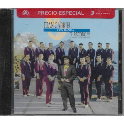 Juan Gabriel Con Banda El Recodo Cruz Lizarraga - Disco Cd