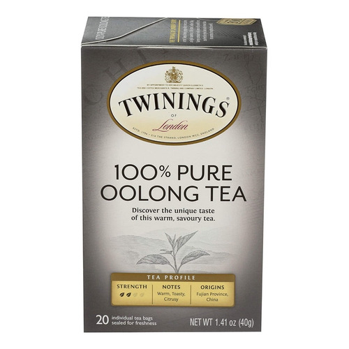 Twinings Té 100% Pure Oolong Tea 20bags