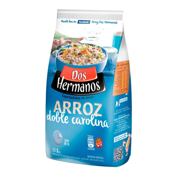 Dos Hermanos Arroz Doble Carolina X 1 Kg