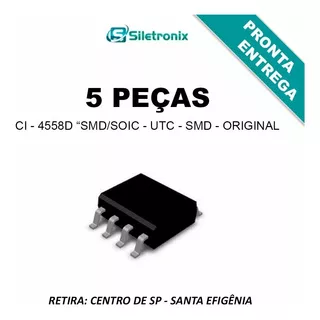 Ci Jrc4558d / 4558d / Jrc4558 / 4558 / Rc4558 (5 Peças)