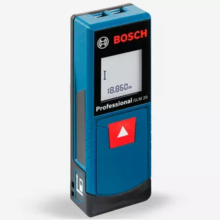Trena A Laser Glm20 Bosch Com Leitura/ Medidor De 20 Metros