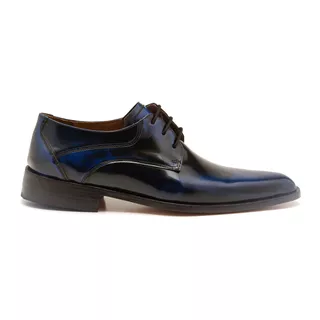 Zapatos De Cuero Azul - Giardini