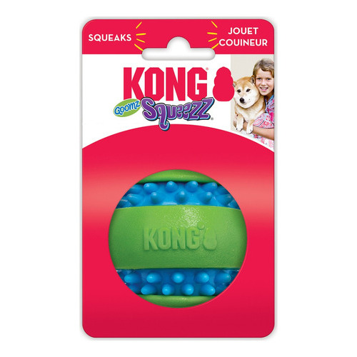Pelota Kong Squeezz Goomz Ball Talla L Resistente Con Sonido